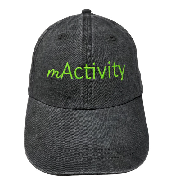Unbranded Men's mActivity Slideback Hat Gray Size OSFA Embroidered Logo - Picture 1 of 7